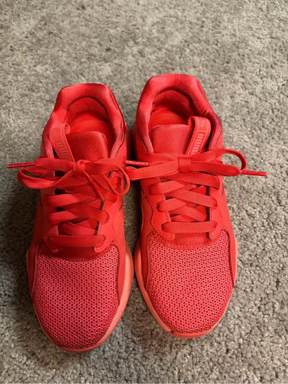 Women’s puma  Athletic Sneakers - Red/ orange color women’s size 6